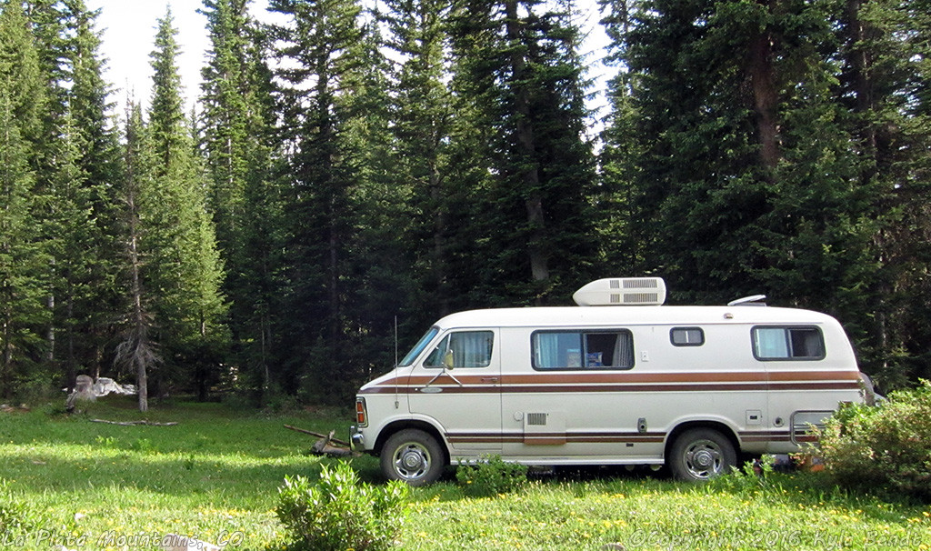 Camping in the La Plata Mountains, Colorado