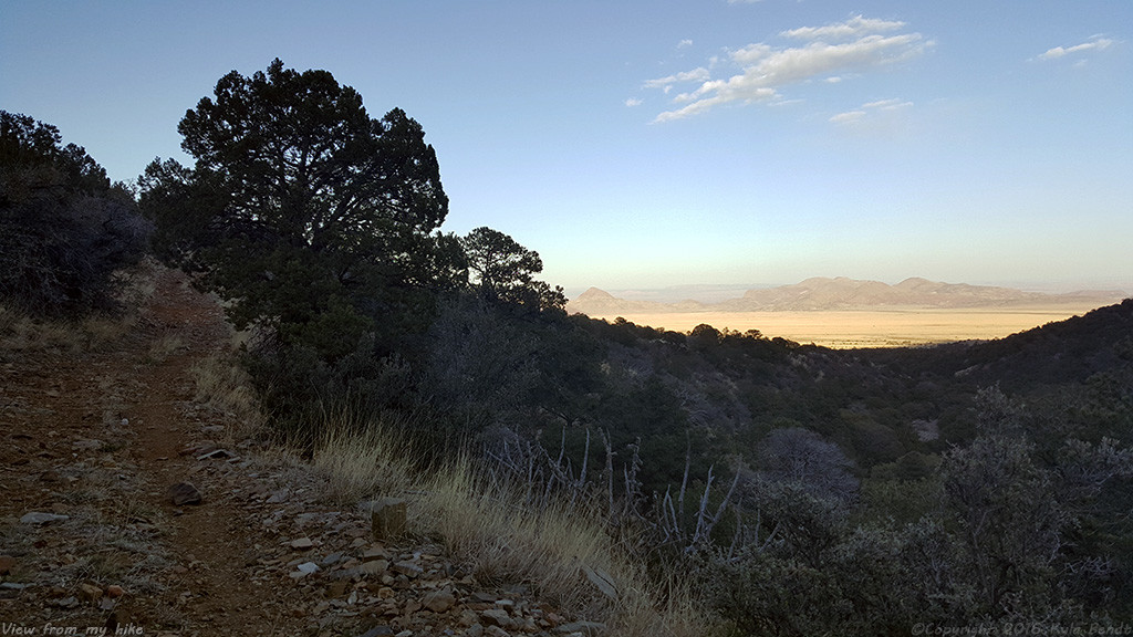 View from my hike