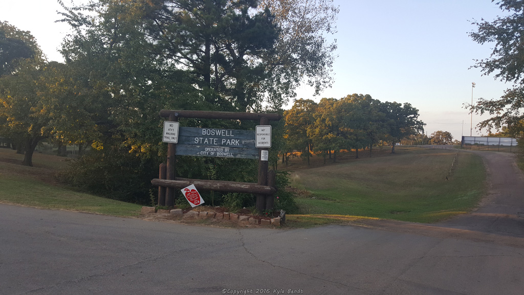 Boswell state park is no maintained by the city of Boswell.